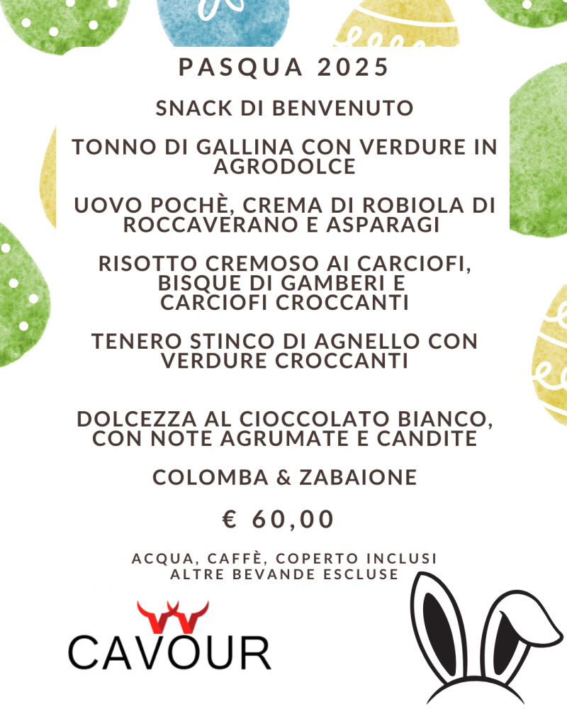 Pranzo di Pasqua al Bistrot Cavour